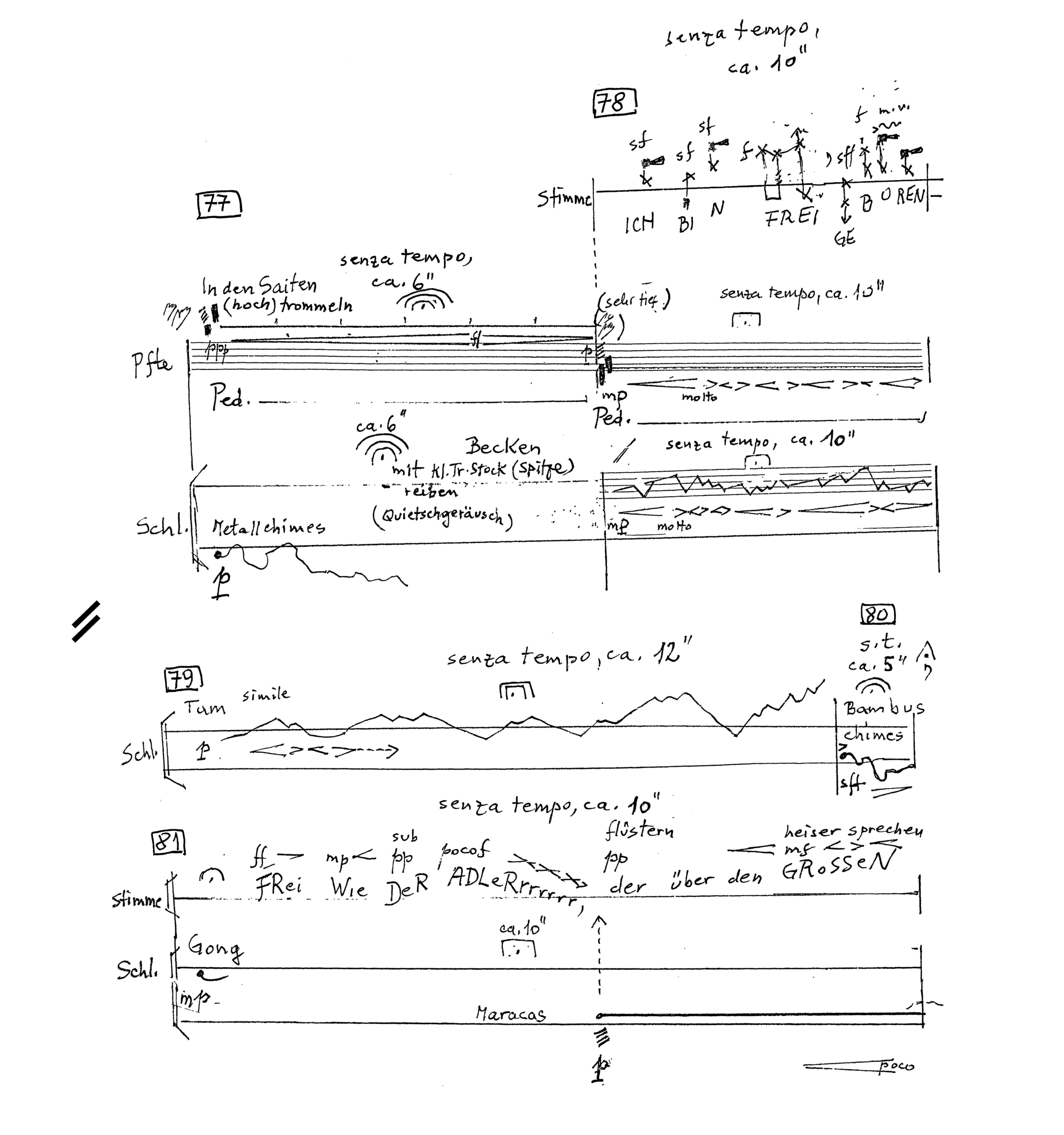 Calligraphic notation.