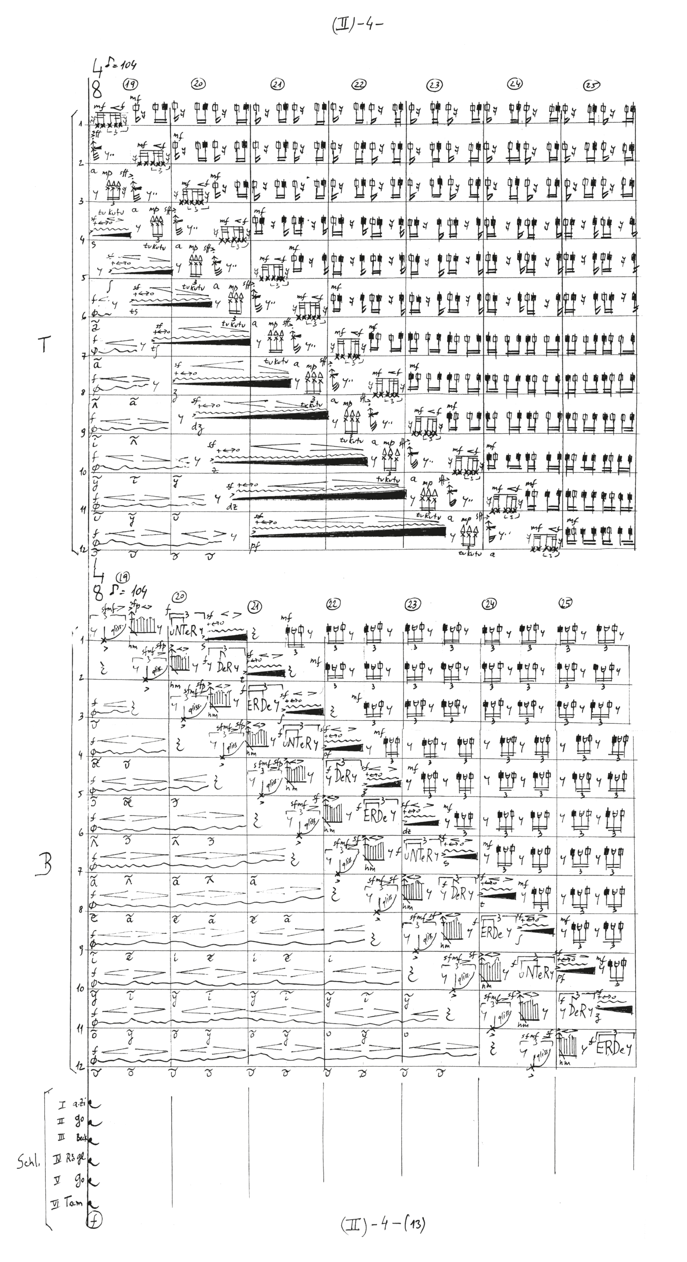 Calligraphic notation.