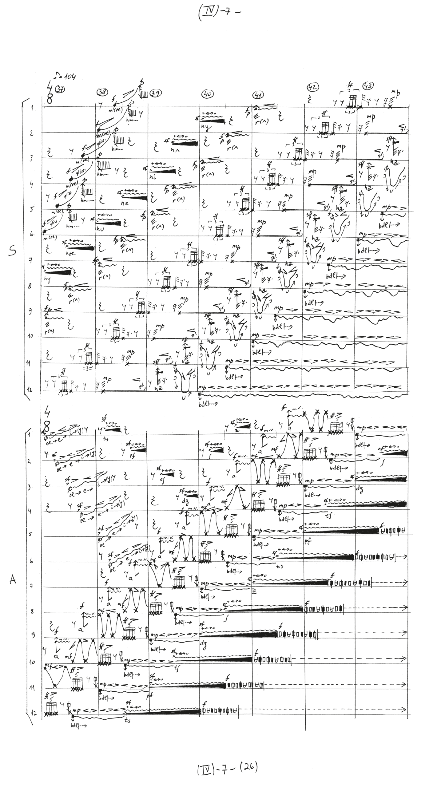 Calligraphic notation.