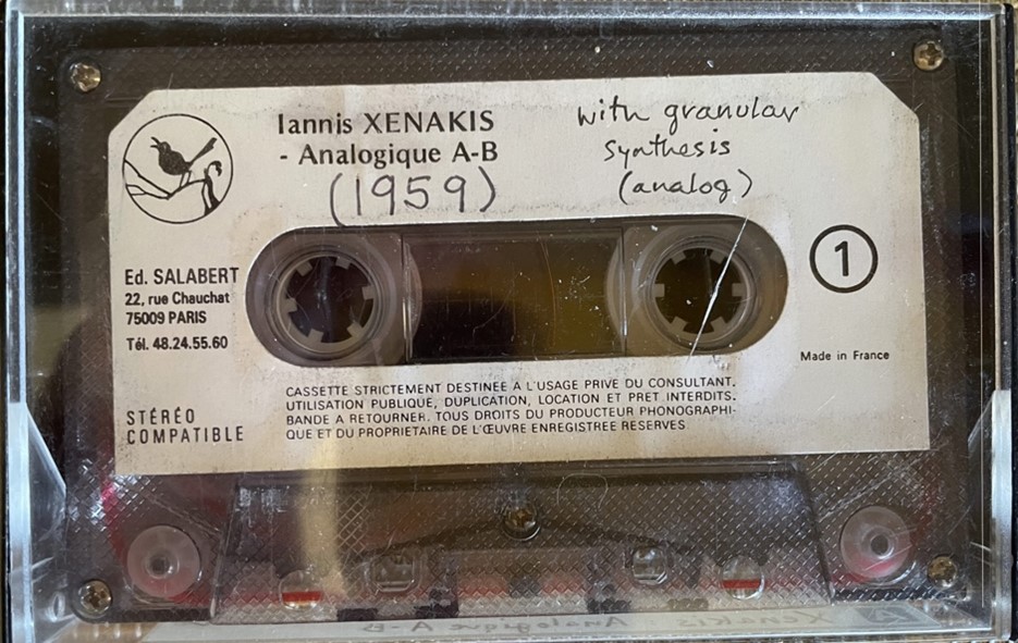 Vintage audio cassette labeled 