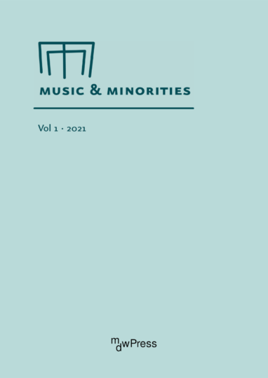 Music & Minorities Vol. 1 2021 cover with journal and publisher logos