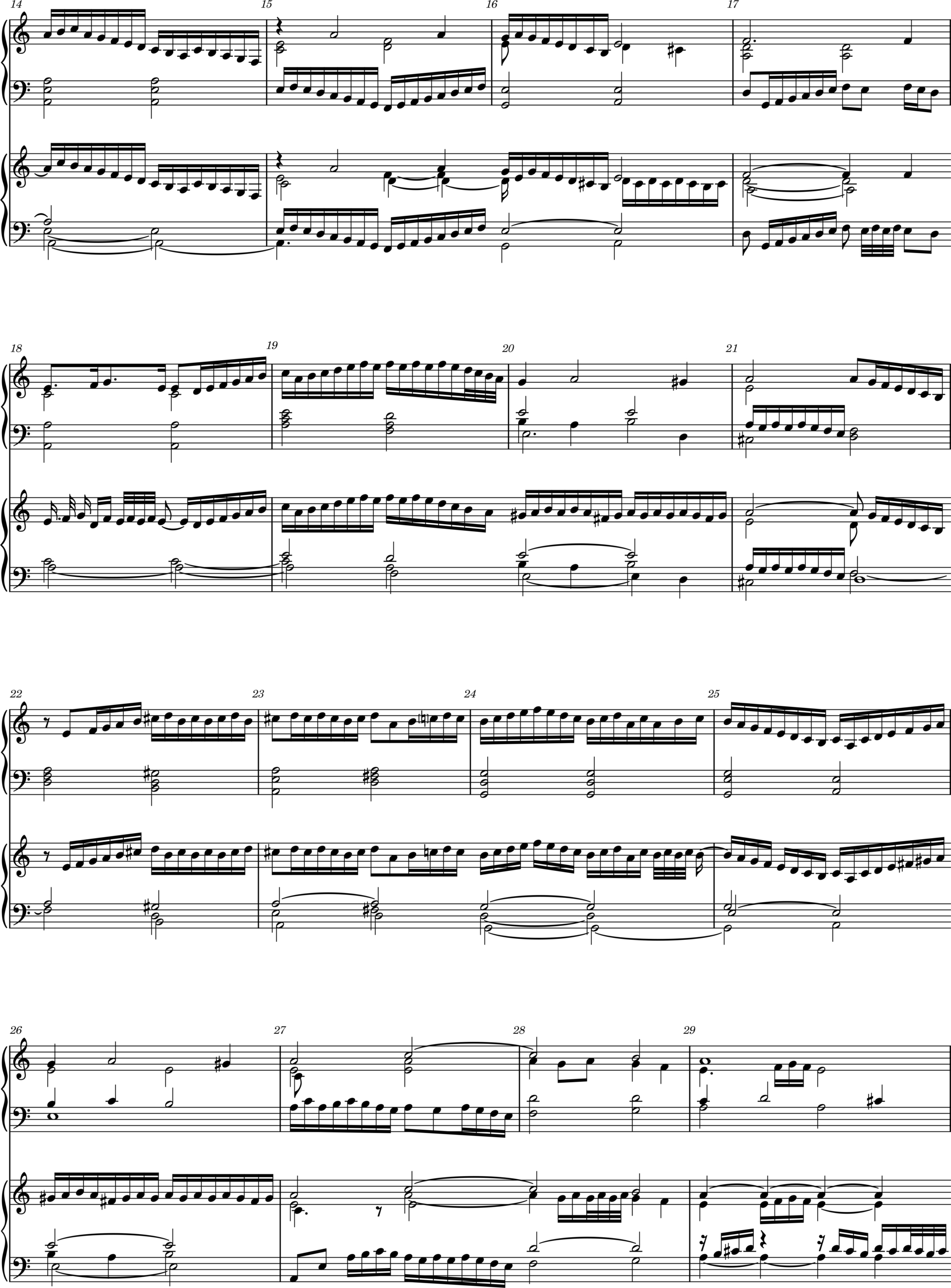 Nine pages containing a comparison of printed keyboard sheet music titled “Toccata. I. toni” and “Primo tuono. Toccata Seconda.” The notation shows complex polyphonic passages with flowing sixteenth-note runs and counterpoint, typical of late Renaissance or early Baroque compositions.