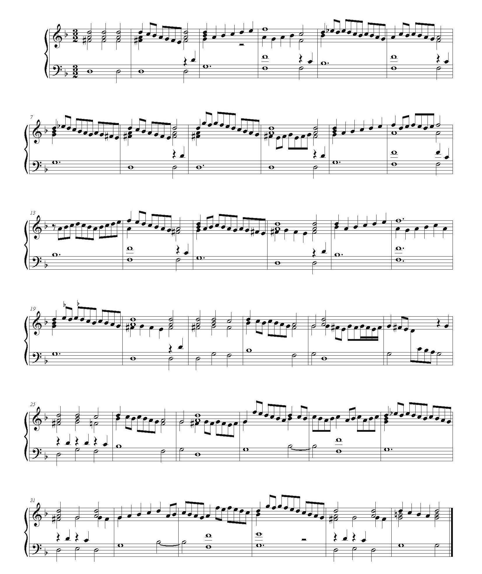 A modern keyboard transcription of “Gagliarda La chara cossa,” from <em>Intabolatura</em> by Iulio Abondante (Venice, 1546). The music is notated on a grand staff, featuring lively rhythmic figures and flowing passagework that reflect the characteristic dance style of the 16th century.“ width=“1654″ height=“1969″ class=“alignnone size-full wp-image-8418″ /><br />
<span class=