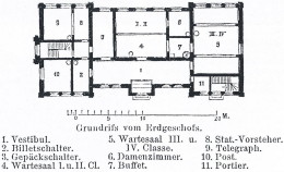 Grundriss Bahnhof Hersfeld