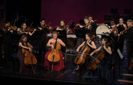 Kolophonistinnen beim Young Masters Galakonzert 2019