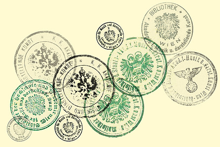 Stempelcollage, Karin Dreher