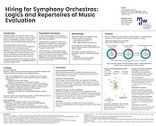 The Symphony Orchestra Musician: Social Constraints and Careers of Success
Presentation: Juan Escobar Campos, sdp