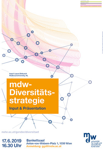Plakat zur Präsentation der mdw-Diversitätsstrategie am 17.6.2019