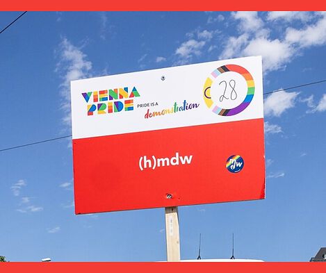 (h)mdw- Pridewagen

Filip Pinczewski und Lea Nagl
hmdw, Referat für Gleichstellung und Diversität
Teilnahme Vienna Pride/Regenbogenparade 8. Juni 2024