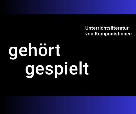 gehört gespielt
Unterrichtsliteratur von Komponistinnen. Eine Videoserie für Klavier in der Musikpädagogik

Elisabeth Aigner-Monarth | Ludwig van Beethoven Institut für Klavier in der Musikpädagogik