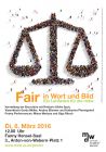 Plakat: Fair in Wort und Bild - Ein Leitfaden für die mdw 2016