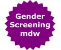 Button: Gender Screening mdw