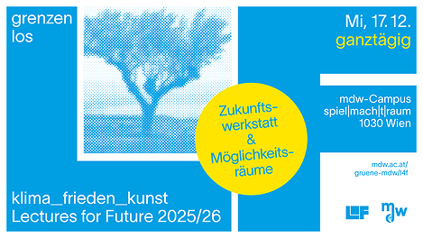 Ankündigung für die Abschlusspräsentation grenzen los | zukunftswerkstatt & möglichkeitsräume
