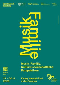 Plakat des Symposiums "Musik_Familie"