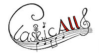 Logo der Band Classic All - Notenlinie, Noten und Notenschlüssel 