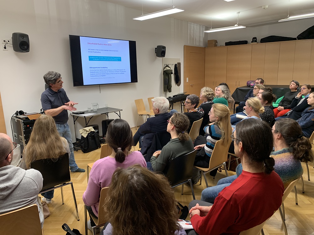 Austausch und Diskurs mit dem Vortragenden