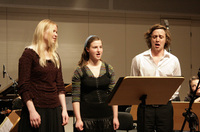 Pille Pedak (Alt), Alice Waginger (Sopran), Phlipp Lingg (Bariton), Photo: Lisl Waltner