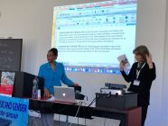 Closing ceremony with study group chair Barbara Hampton and local organizer Britta Sweers - Photo Marko Kölbl.jpg