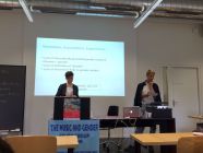 Cornelia Gruber and Marko Kölbl presenting their paper - Photo Nora Bammer.JPG