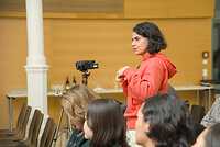 Im Publikum: Elnaz Mohammanzadeh. © IVE, Lauge Dideriksen