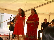 Ursula Hemetek und Ruža Nikolić-Lakatos (1945-2022), 39th ICTM WORLD CONFERENCE, Wien, 4-11 Juli (2007). © Lisl Waltner
