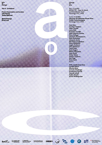 Plakat der Abschlussausstellung