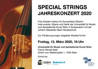 "Special Strings" Jahreskonzert 2020
Kooperation mit Johannes Sebastian Bach Musikschule