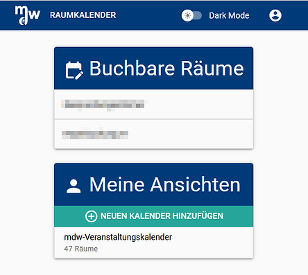 Screenshot von mdwOnline 3.0 auf einem Handy