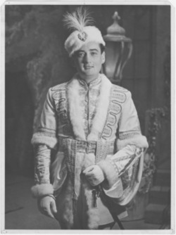 Erich Fischhof als Pietro in der Operette Boccaccio von Franz Suppé