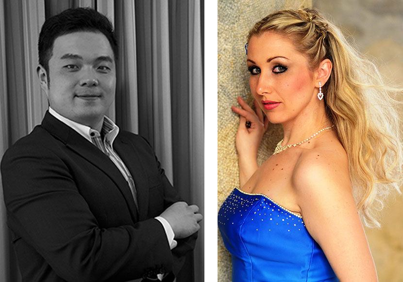 Brigitta Simon und Jinxu Xiahou