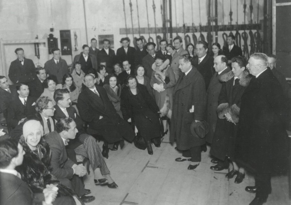 Eröffnung des Unterrichts am 23. April 1929 im Schlosstheater. 
