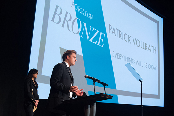 Patrick Vollrath Studentenoscar Bronze