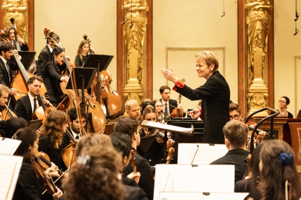 Webern Symphonie Orchester/ Webern Symphony Orchestra unter der Leitung von Marin Alsop im Wiener Musikverein (März 2026) (c) Stephan Polzer